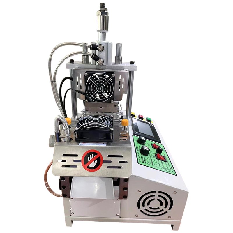 webbing cutting machine with hole puncher
